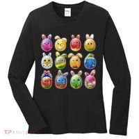 Cute Easter Eggs Women's Long Sleeve Shirt thumb 0