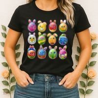 Cute Easter Eggs Women's T-Shirt thumb 2