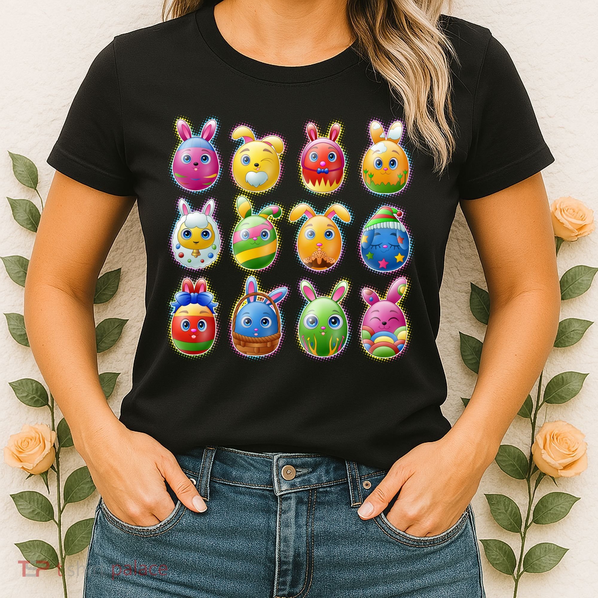 Cute Easter Eggs Women's T-Shirt