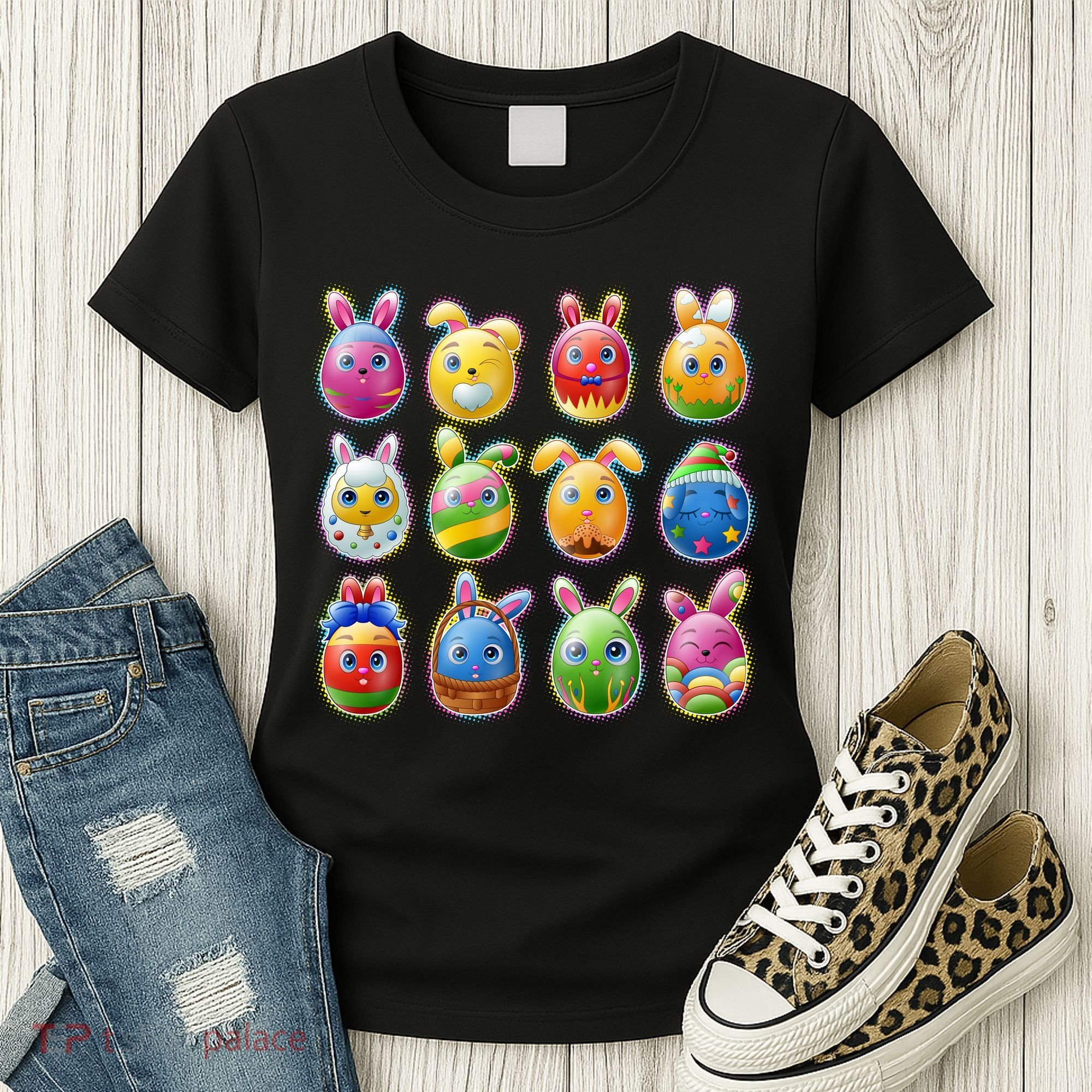 Cute Easter Eggs Women's T-Shirt
