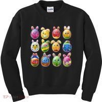 Cute Easter Eggs Kids Sweatshirt thumb 0