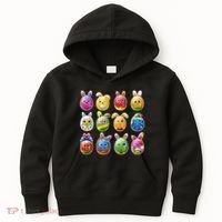 Cute Easter Eggs Kids Hoodie thumb 0