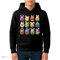 Cute Easter Eggs Kids Hoodie thumb 4