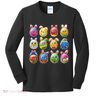 Cute Easter Eggs Kids Long Sleeve Shirt