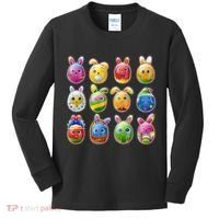 Cute Easter Eggs Kids Long Sleeve Shirt thumb 0