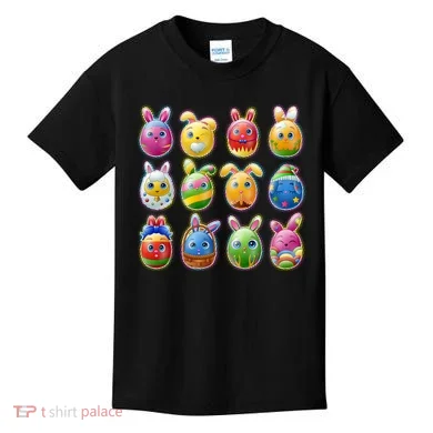 Cute Easter Eggs Kids T-Shirt