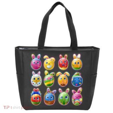 Cute Easter Eggs Tote Bag