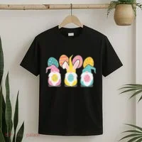 Cute Easter Holiday Gnomes T-Shirt thumb 2