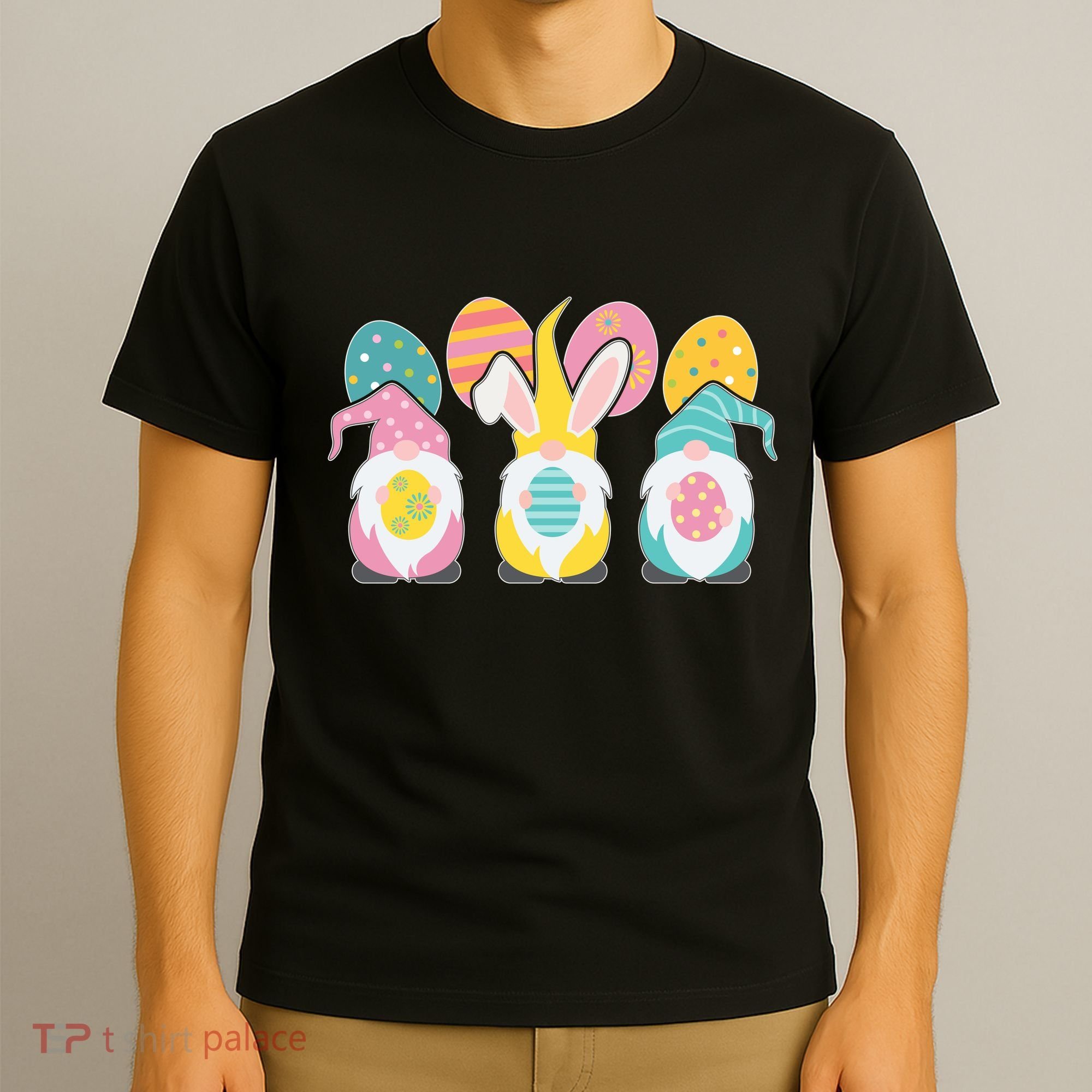 Cute Easter Holiday Gnomes T-Shirt