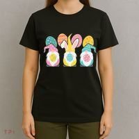Cute Easter Holiday Gnomes T-Shirt thumb 4