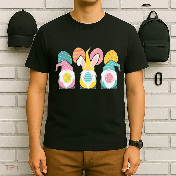Cute Easter Holiday Gnomes T-Shirt