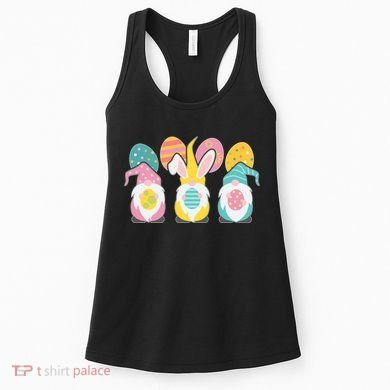 Cute Easter Holiday Gnomes Women's Tank Top