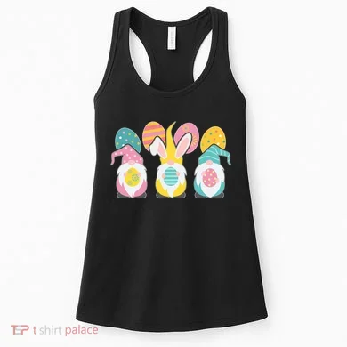 Cute Easter Holiday Gnomes Women's Tank Top
