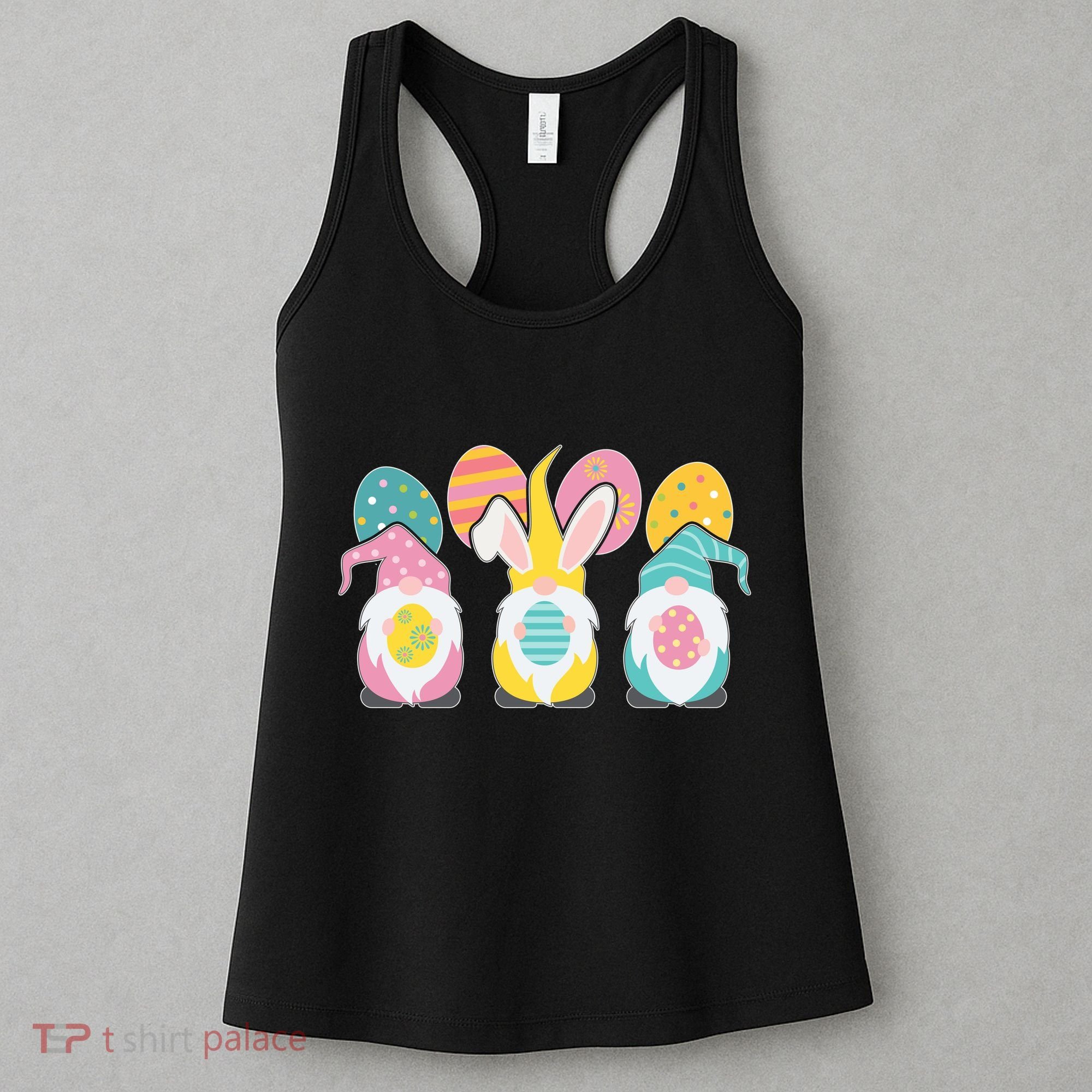Cute Easter Holiday Gnomes Women's Tank Top