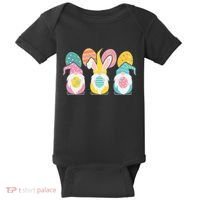 Cute Easter Holiday Gnomes Baby Bodysuit thumb 0