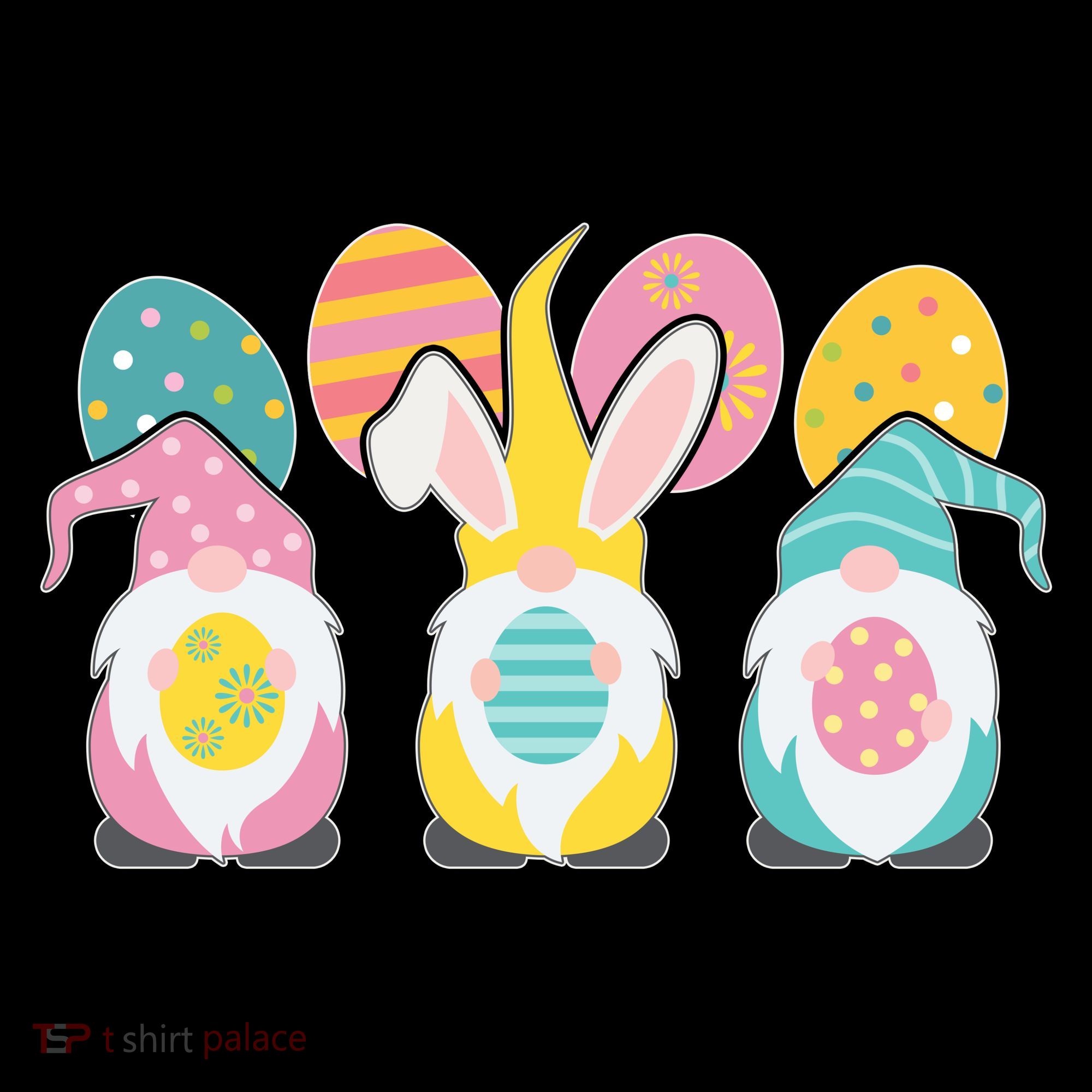 Cute Easter Holiday Gnomes Baby Bodysuit
