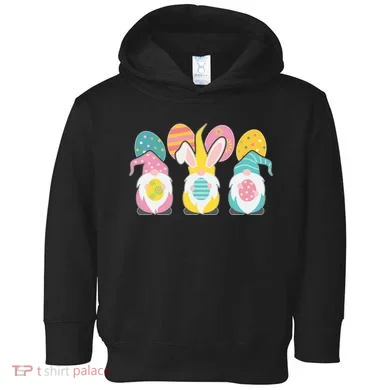 Cute Easter Holiday Gnomes Toddler Hoodie