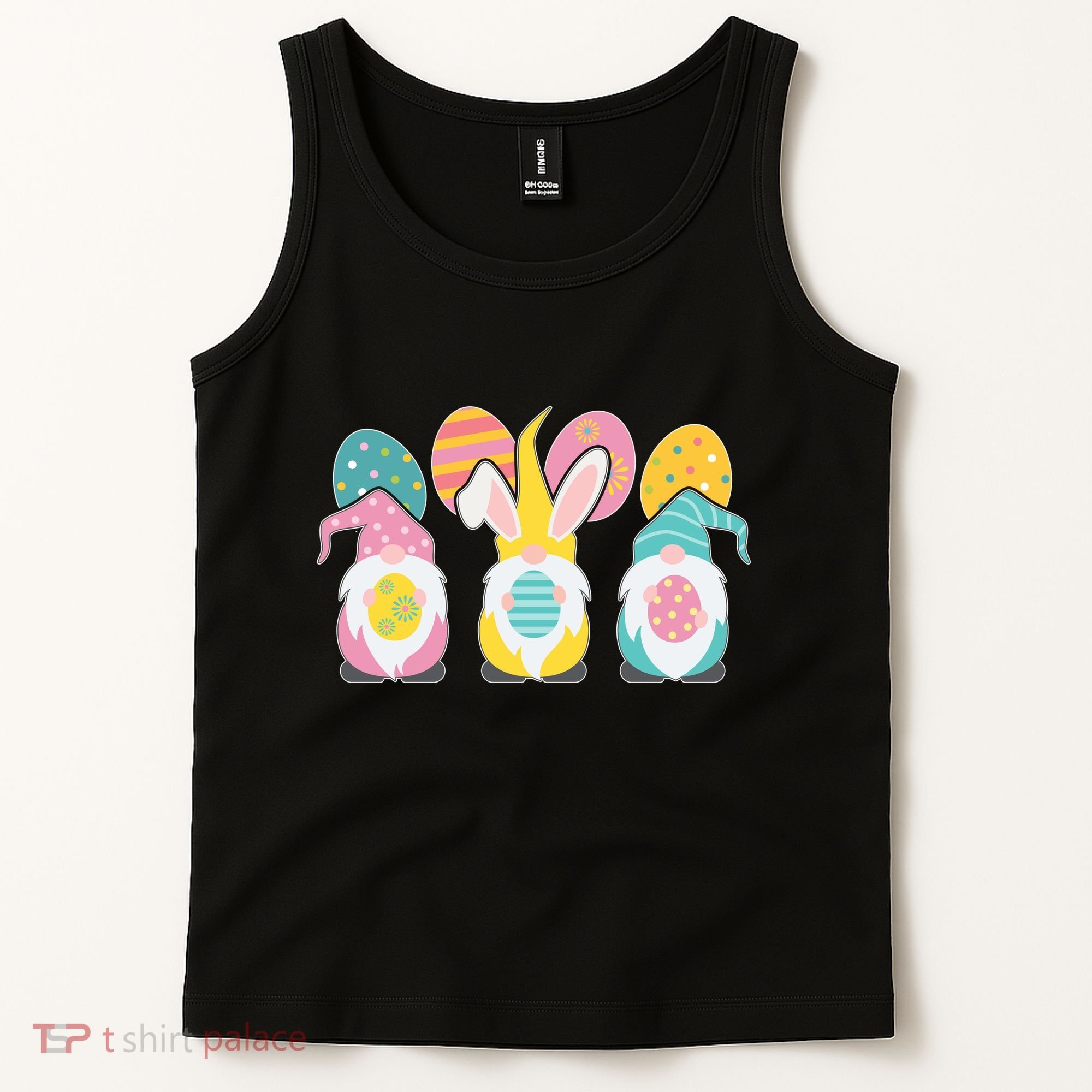 Cute Easter Holiday Gnomes Tank Top