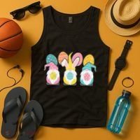 Cute Easter Holiday Gnomes Tank Top thumb 4