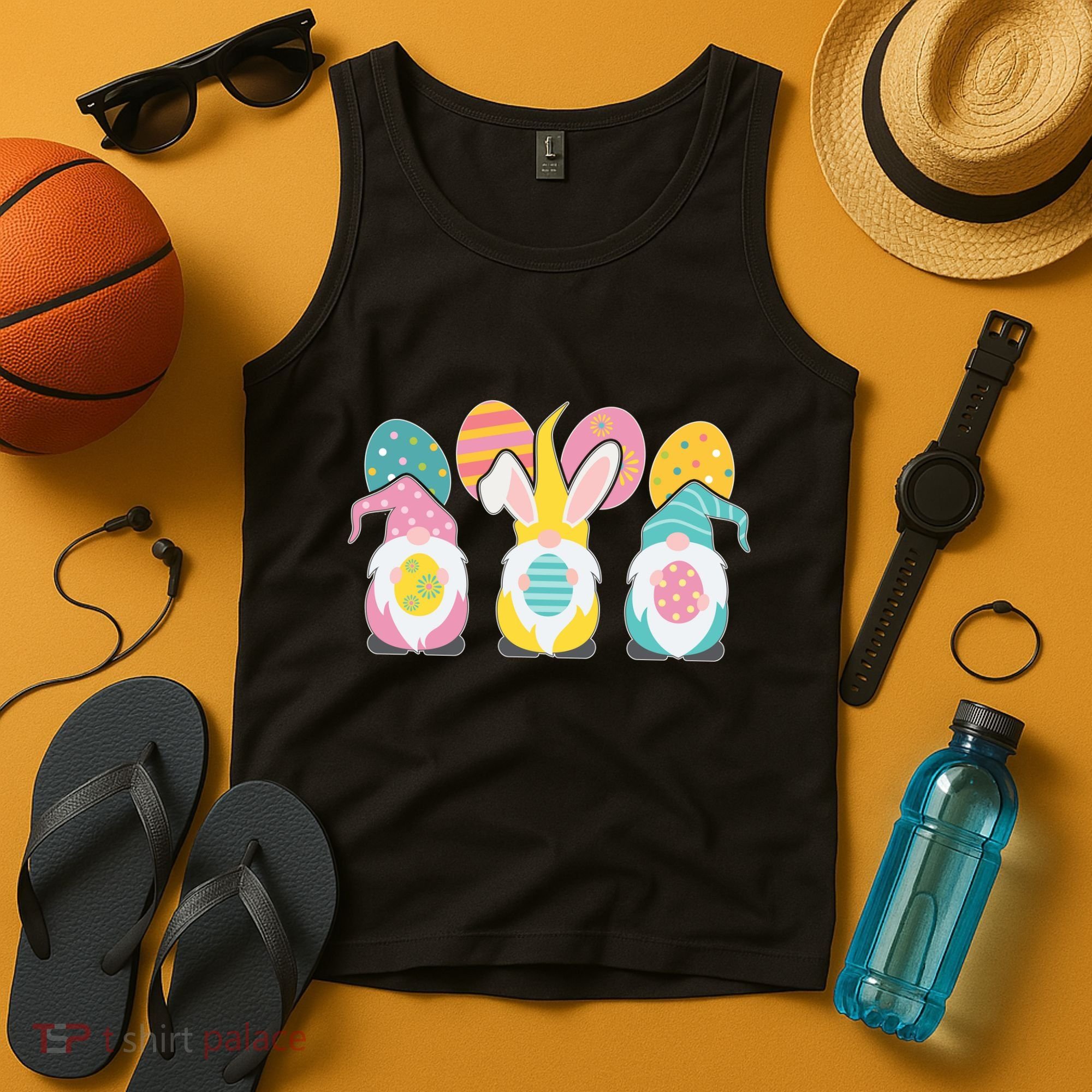 Cute Easter Holiday Gnomes Tank Top