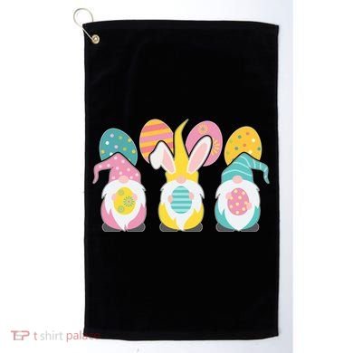 Cute Easter Holiday Gnomes Golf Towel
