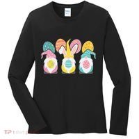 Cute Easter Holiday Gnomes Women's Long Sleeve Shirt thumb 0