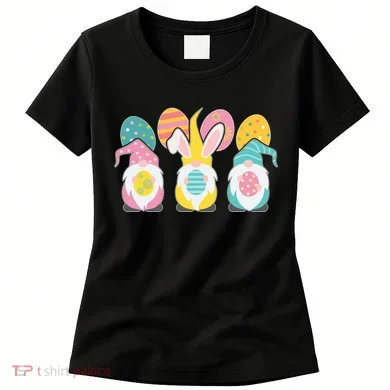 Cute Easter Holiday Gnomes Women's T-Shirt