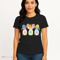 Cute Easter Holiday Gnomes Women's T-Shirt thumb 4