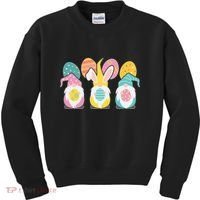 Cute Easter Holiday Gnomes Kids Sweatshirt thumb 0