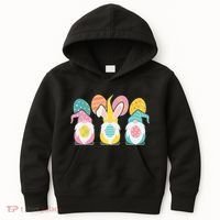 Cute Easter Holiday Gnomes Kids Hoodie thumb 0