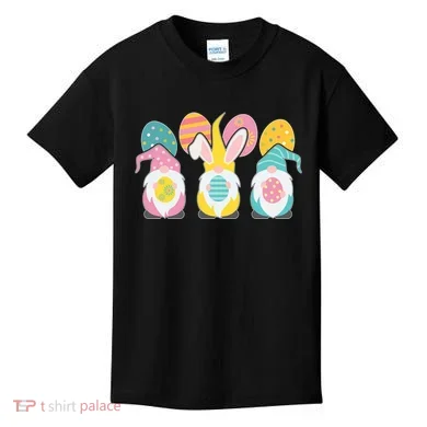 Cute Easter Holiday Gnomes Kids T-Shirt