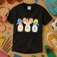 Cute Easter Holiday Gnomes Kids T-Shirt thumb 3