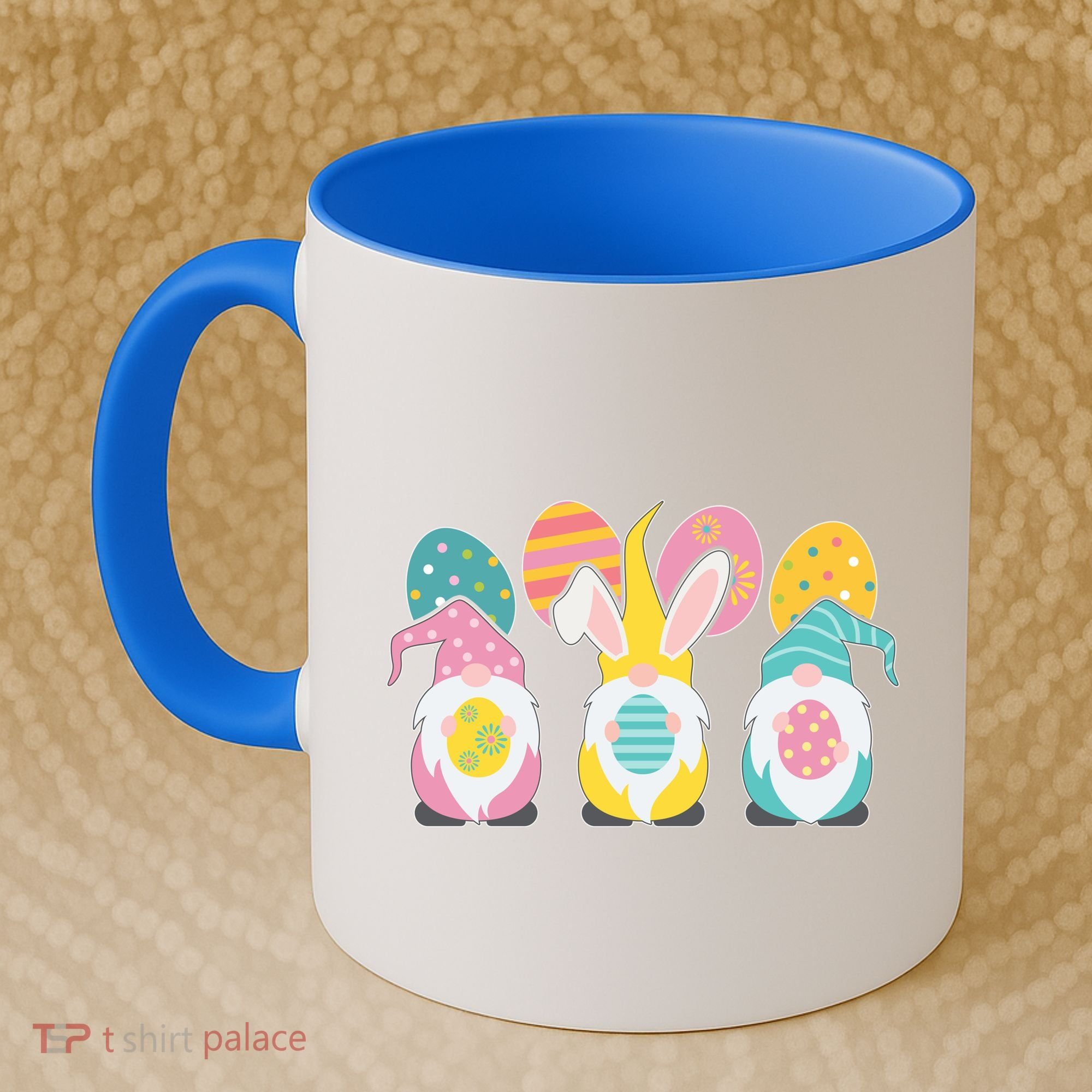 Cute Easter Holiday Gnomes Coffee Mug