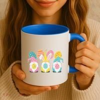 Cute Easter Holiday Gnomes Coffee Mug thumb 3
