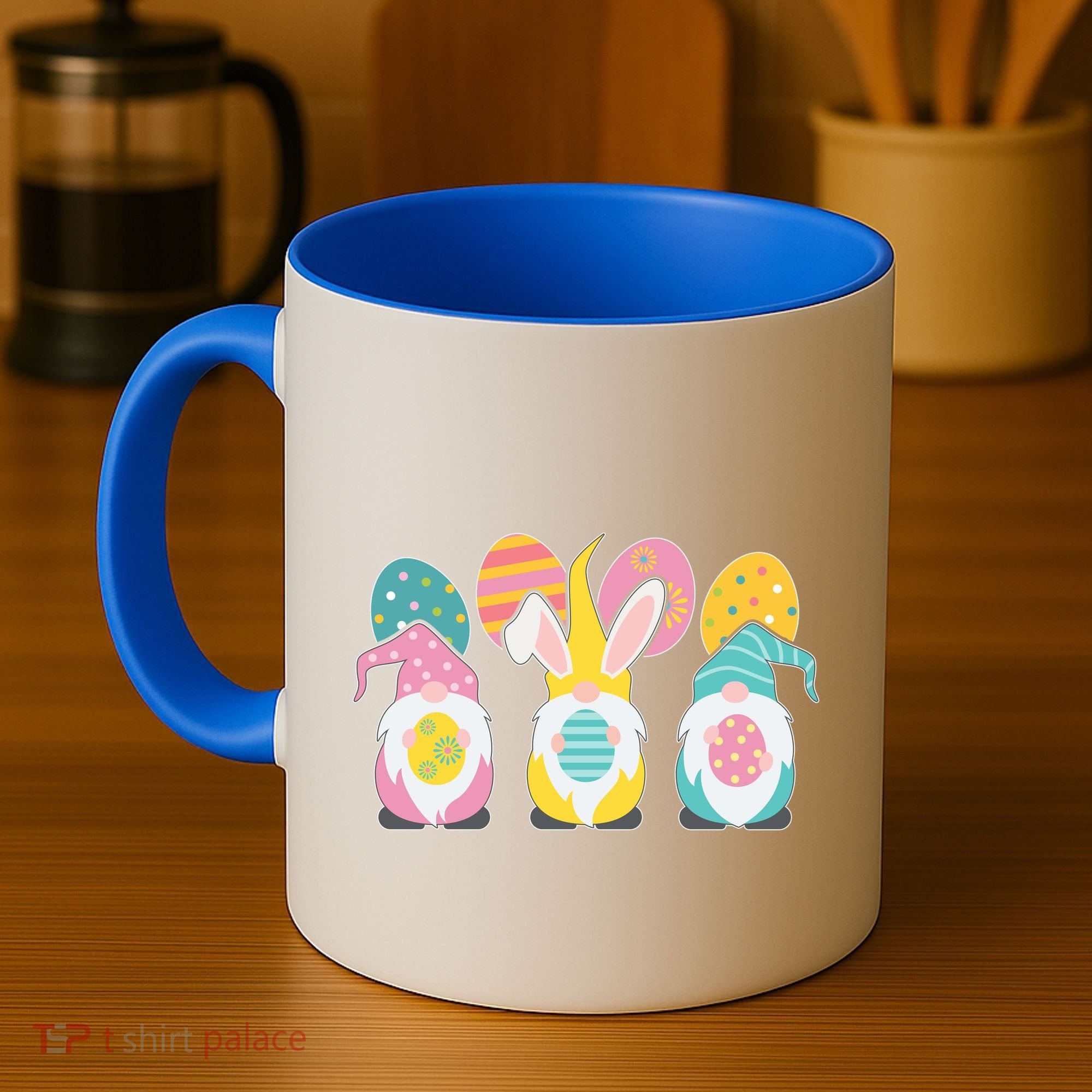 Cute Easter Holiday Gnomes Coffee Mug