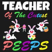 Cute Easter: Teacher Of The Cutest Peeps Backpack thumb 2