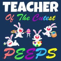 Cute Easter: Teacher Of The Cutest Peeps Apron thumb 3