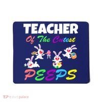 Cute Easter: Teacher Of The Cutest Peeps Mousepad thumb 0