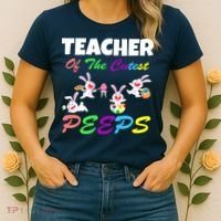 Cute Easter: Teacher Of The Cutest Peeps Women's T-Shirt thumb 2