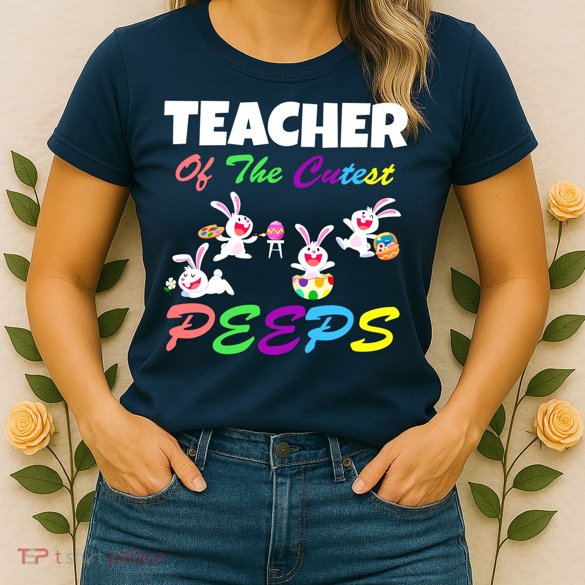 Cute Easter: Teacher Of The Cutest Peeps Women's T-Shirt