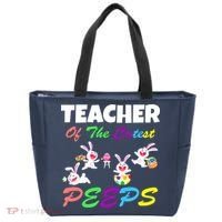 Cute Easter: Teacher Of The Cutest Peeps Tote Bag thumb 0