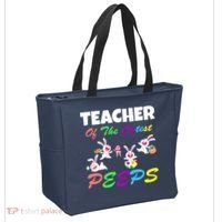 Cute Easter: Teacher Of The Cutest Peeps Tote Bag thumb 2