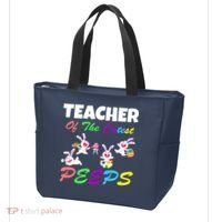 Cute Easter: Teacher Of The Cutest Peeps Tote Bag thumb 3