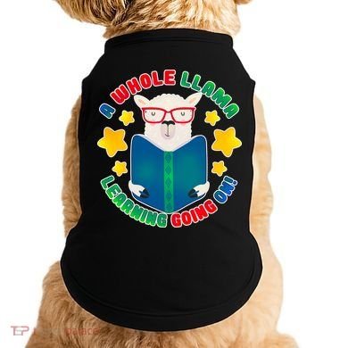 Cute Educational - A Whole Llama Learning Doggie Tank