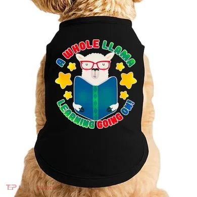 Cute Educational - A Whole Llama Learning Doggie Tank