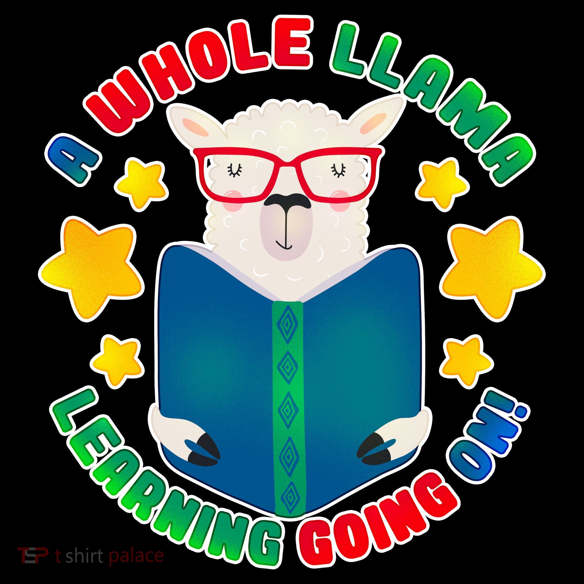 Cute Educational - A Whole Llama Learning Bucket Hat