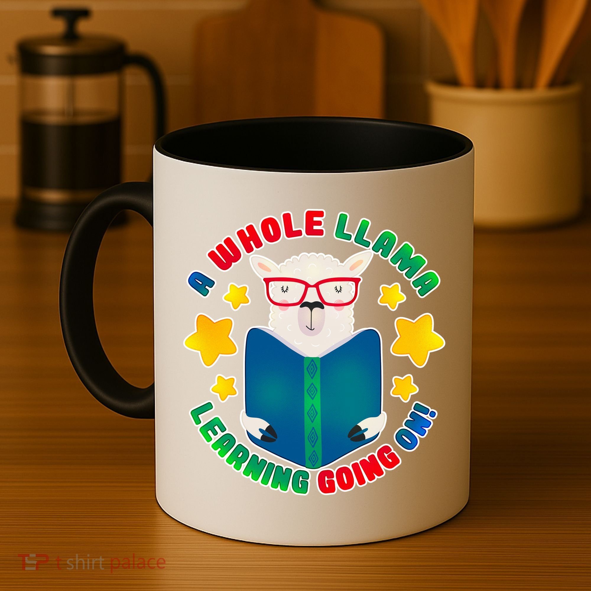 Cute Educational - A Whole Llama Learning Coffee Mug