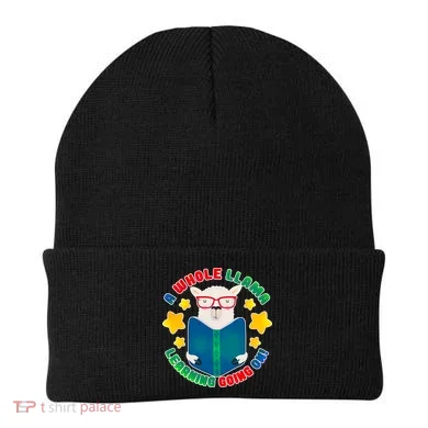 Cute Educational - A Whole Llama Learning Beanie