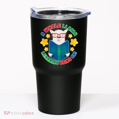 Cute Educational - A Whole Llama Learning Tumbler