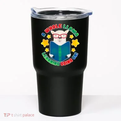 Cute Educational - A Whole Llama Learning Tumbler
